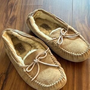 UGG Classic Tan Moccasin Slippers